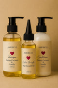Hair Growth Bundle- Shampoo · Extra Strength Oil · Conditioner